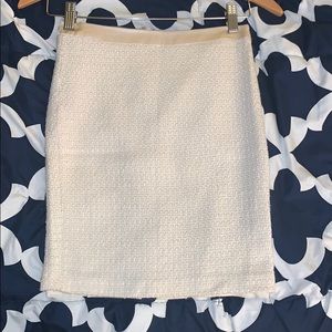 Bebe Cream Suit Skirt 00